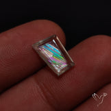 Malawi Moonstone Portrait Cut Faceted Step Cut