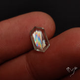 Malawi Moonstone Portrait Cut Faceted Step Cut