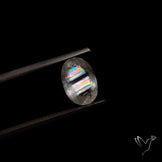 Faceted Malawi Moonstone Rare Rainbow Sheen Cut Stone