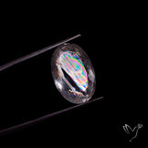 Faceted Malawi Moonstone Rare Rainbow Sheen Cut Stone