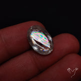 Faceted Malawi Moonstone Rare Rainbow Sheen Cut Stone