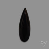 Long Black Onyx Smooth Cabochon