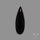 Long Black Onyx Smooth Cabochon