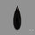 Long Black Onyx Smooth Cabochon