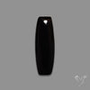Long Black Onyx Smooth Cabochon