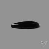 Long Black Onyx Smooth Cabochon