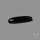 Long Black Onyx Smooth Cabochon