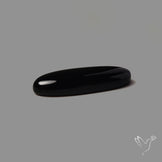 Long Black Onyx Smooth Cabochon