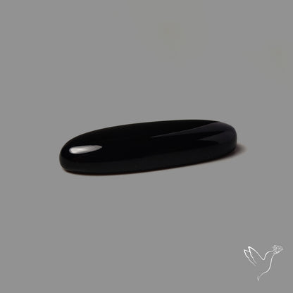 Long Black Onyx Smooth Cabochon