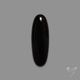 Long Black Onyx Smooth Cabochon