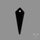 Long Black Onyx Smooth Cabochon