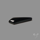 Long Black Onyx Smooth Cabochon