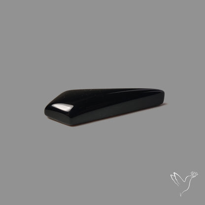Long Black Onyx Smooth Cabochon