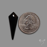 Long Black Onyx Smooth Cabochon