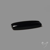 Long Black Onyx Smooth Cabochon