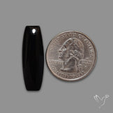 Long Black Onyx Smooth Cabochon