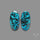 Shattuckites Chrysocolla with Hematite Pair