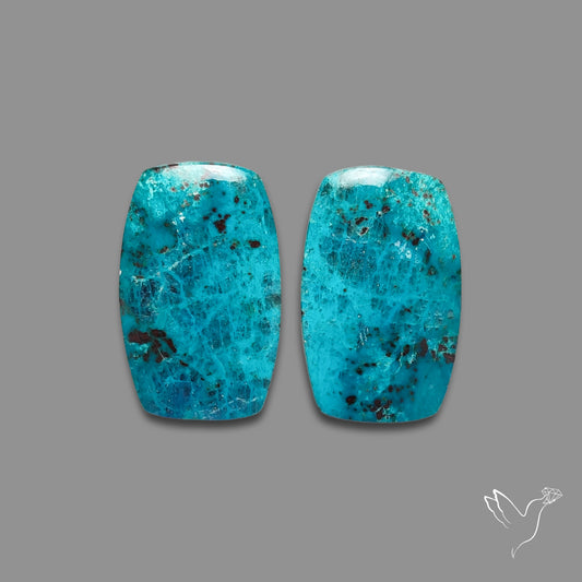 Shattuckites Chrysocolla Pair