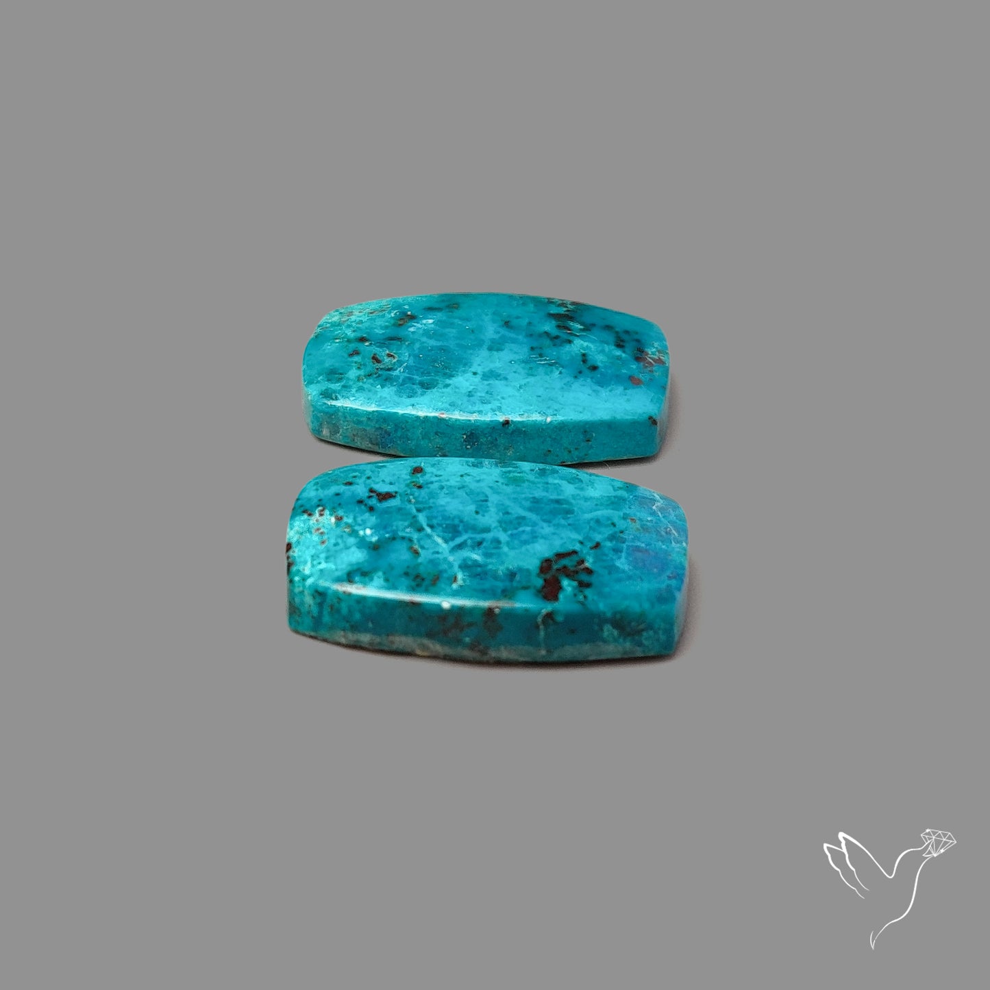 Shattuckites Chrysocolla Pair