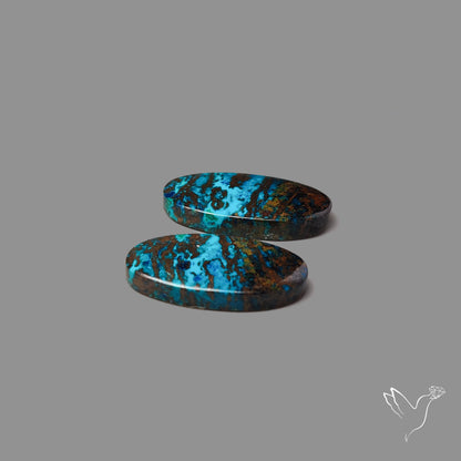 Shattuckites Chrysocolla Pair