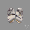 Hyacinth Jasper Cabochon Pair
