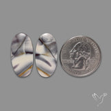 Hyacinth Jasper Cabochon Pair