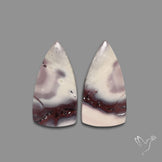 Hyacinth Jasper Cabochon Pair
