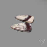 Hyacinth Jasper Cabochon Pair