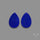 Lapis Lazuli Pair Flat Cut Cabochon
