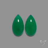 Zimbabwe Chrome Chalcedony Pair Gemmy