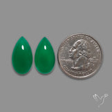Zimbabwe Chrome Chalcedony Pair Gemmy