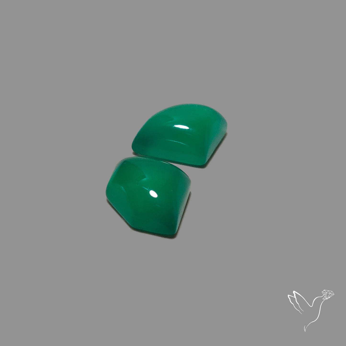 Zimbabwe Chrome Chalcedony Pair Gemmy