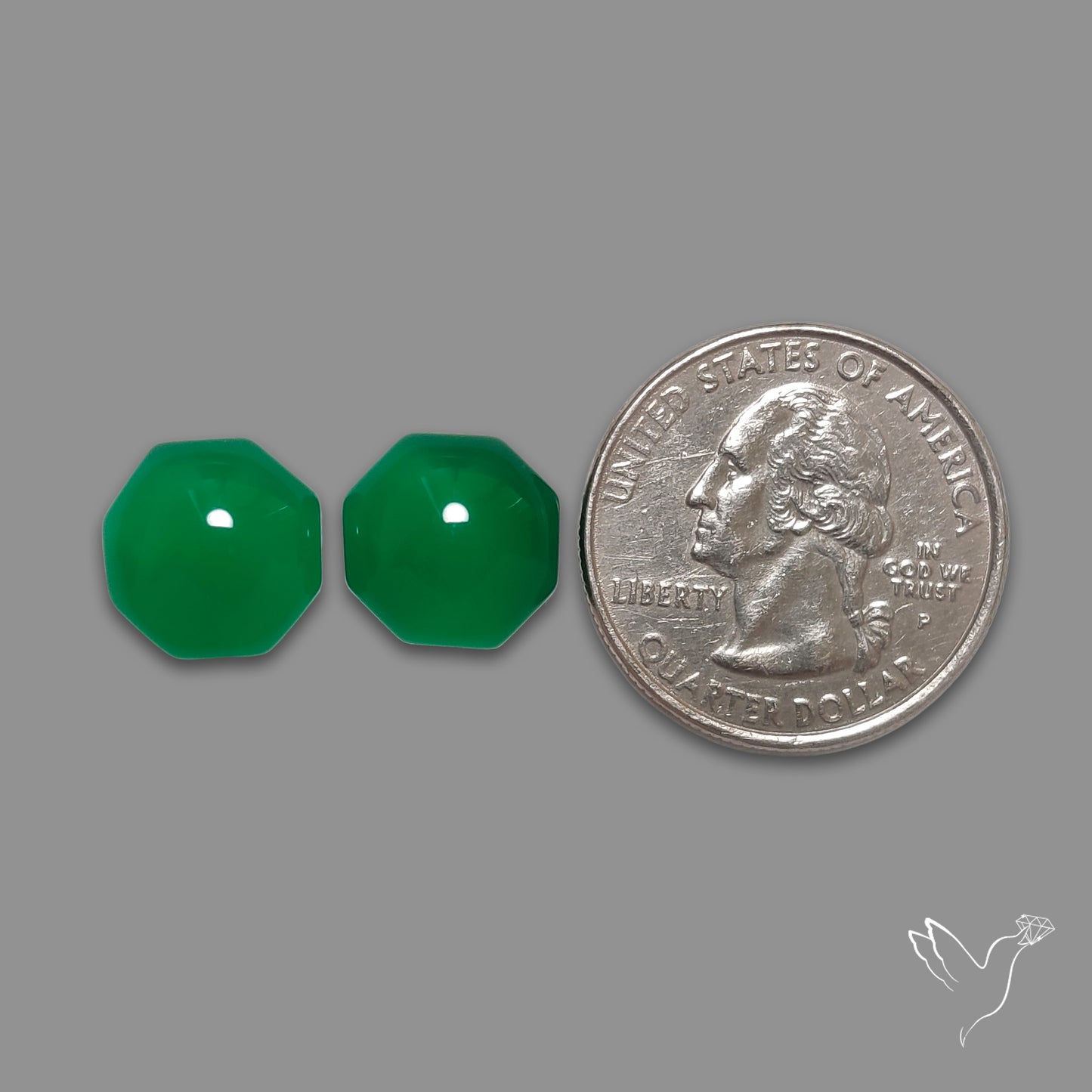 Zimbabwe Chrome Chalcedony Pair Gemmy