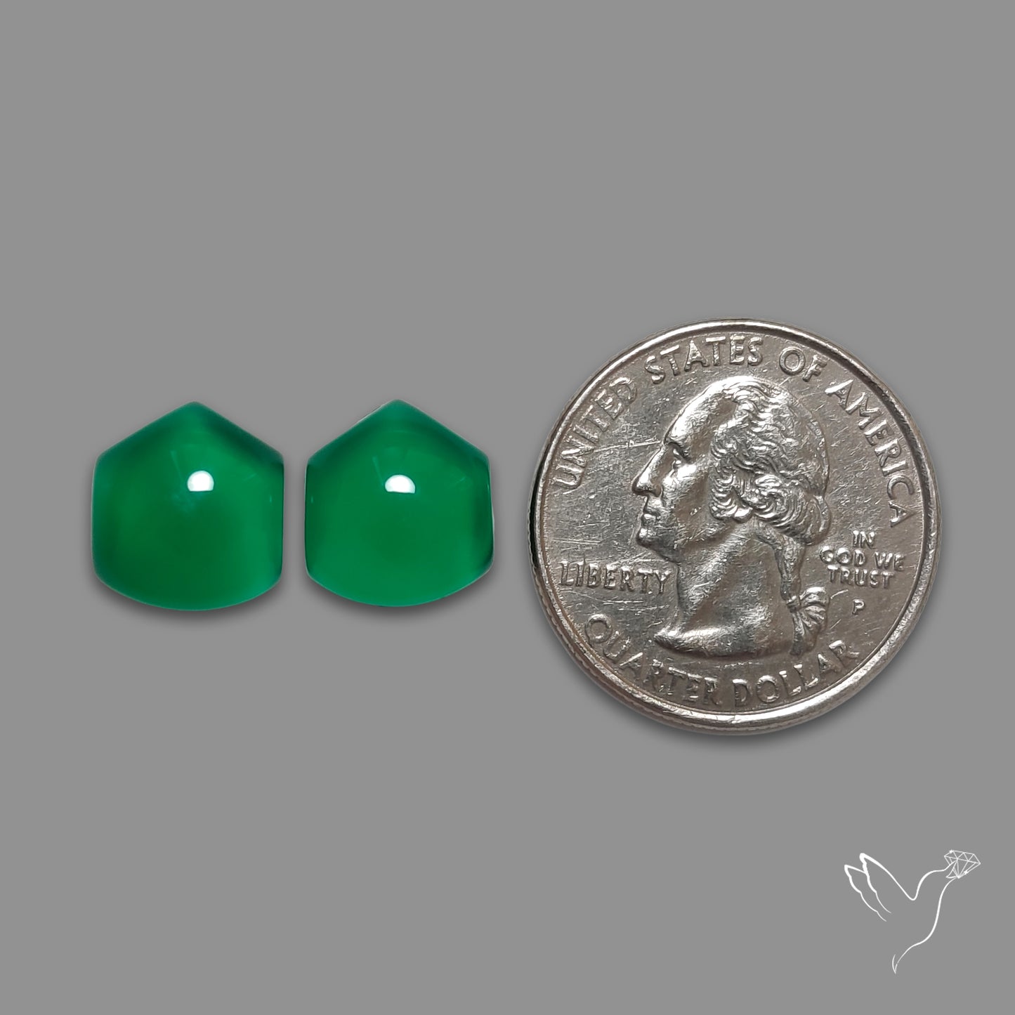 Zimbabwe Chrome Chalcedony Pair Gemmy