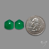 Zimbabwe Chrome Chalcedony Pair Gemmy