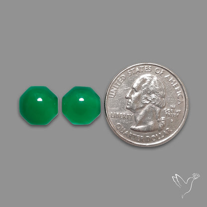 Zimbabwe Chrome Chalcedony Pair Gemmy