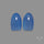 Namibian Blue Chalcedony Pair Natural Deep Lavender Blue