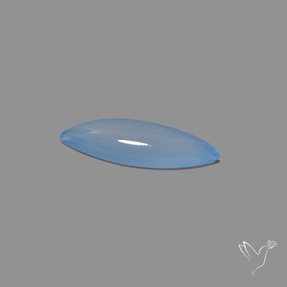 Namibian Blue Chalcedony Cabochon Long