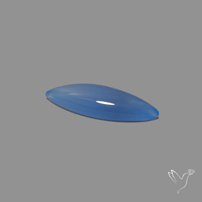 Namibian Blue Chalcedony Cabochon Long