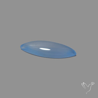 Namibian Blue Chalcedony Cabochon Long
