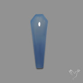 Namibian Blue Chalcedony Cabochon Long