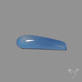 Namibian Blue Chalcedony Cabochon Long