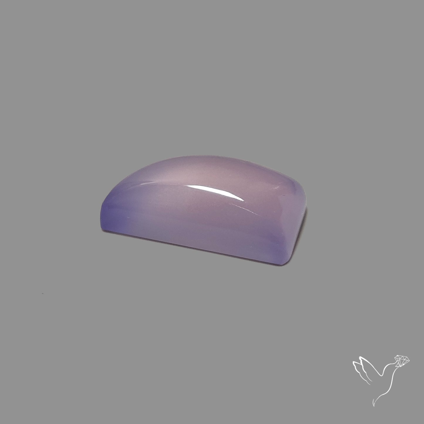 Lavender Chalcedony Cabochon