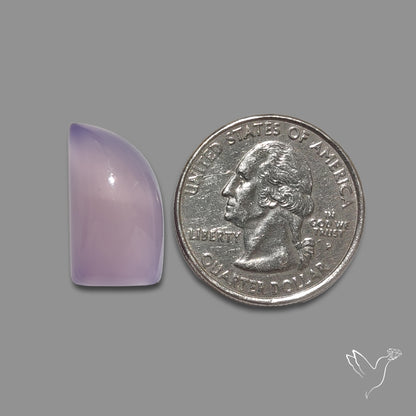Lavender Chalcedony Cabochon