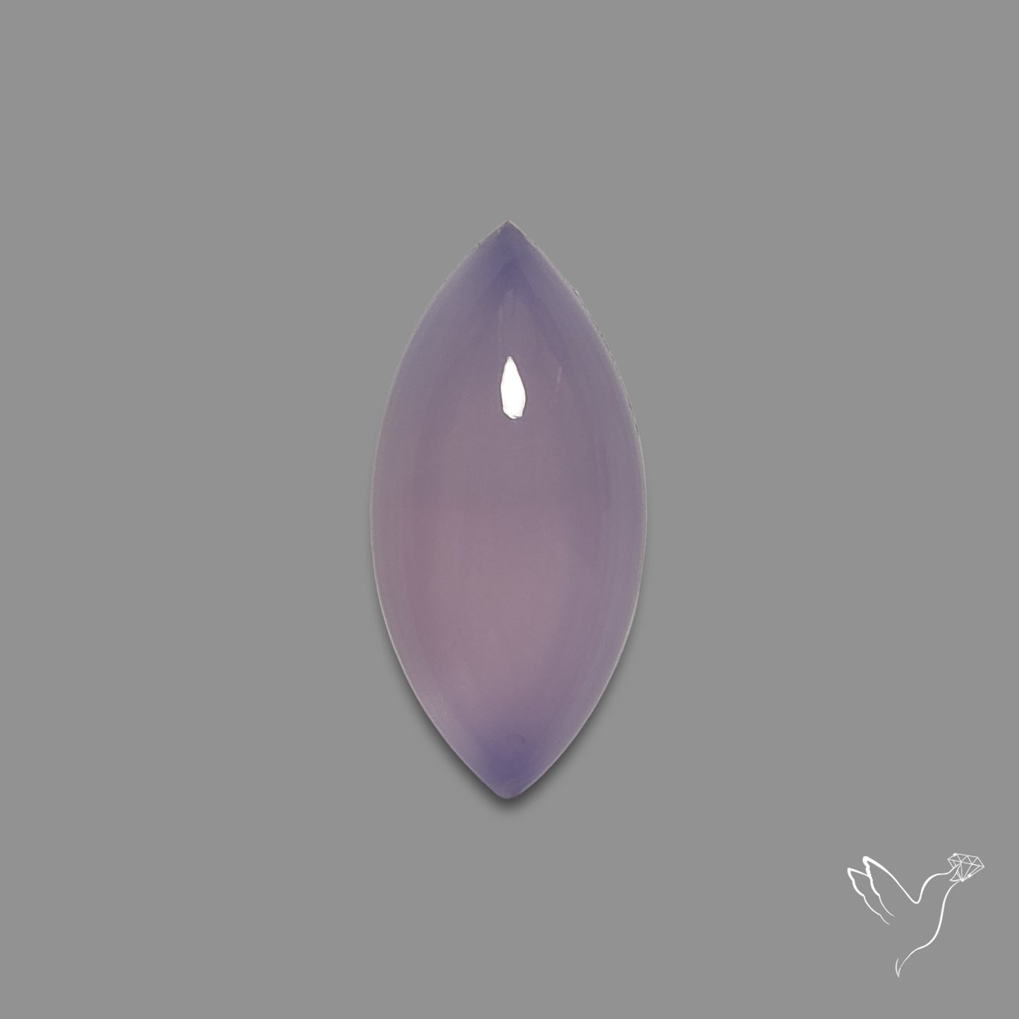 Lavender Chalcedony Cabochon