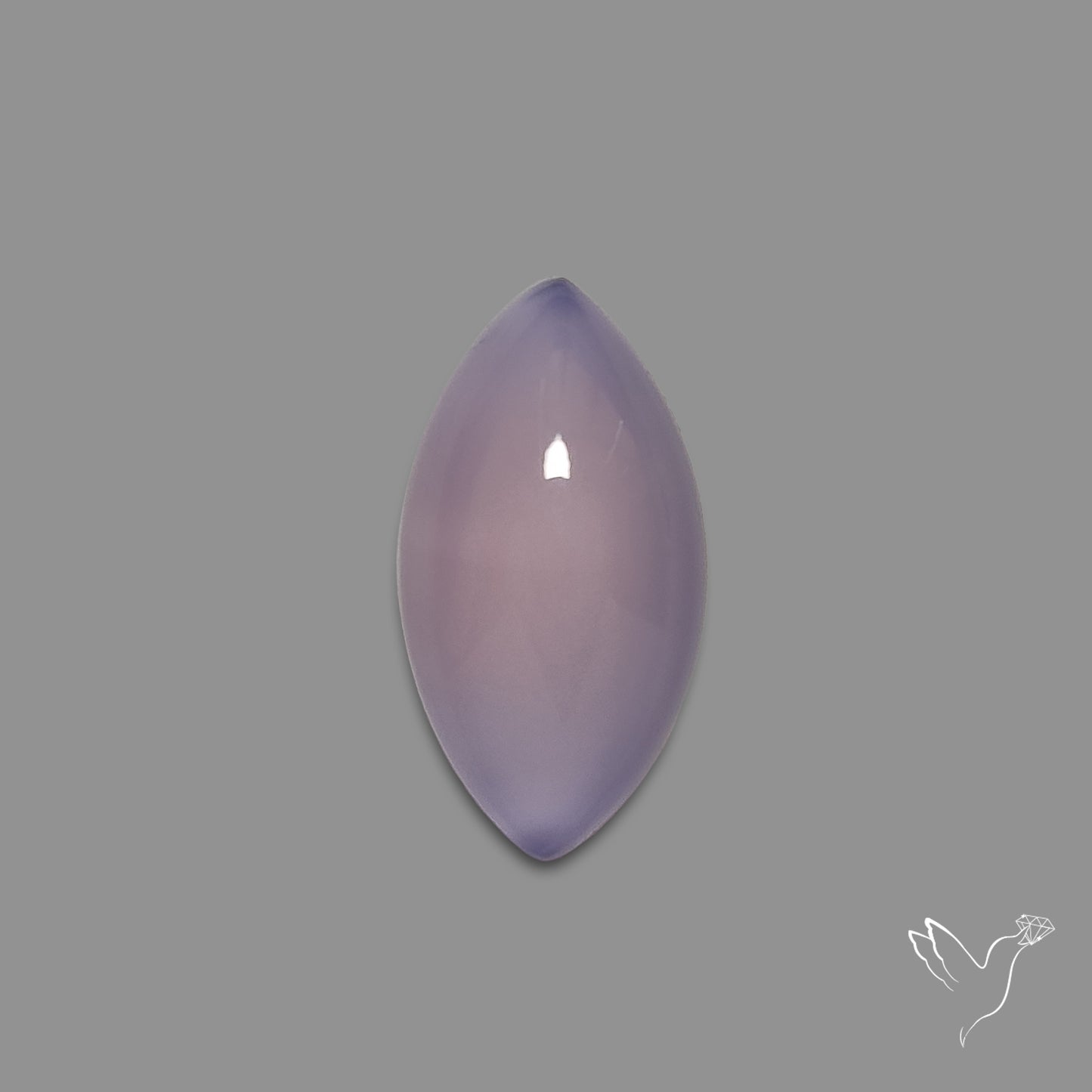 Lavender Chalcedony Cabochon