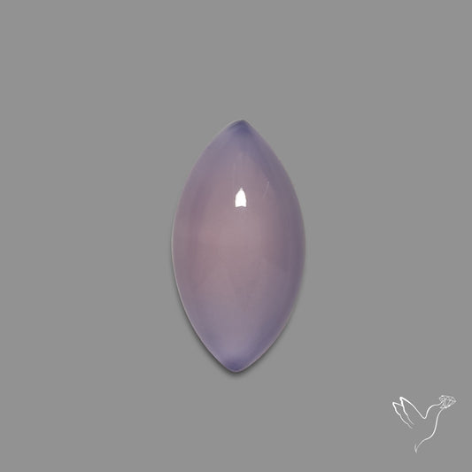 Lavender Chalcedony Cabochon