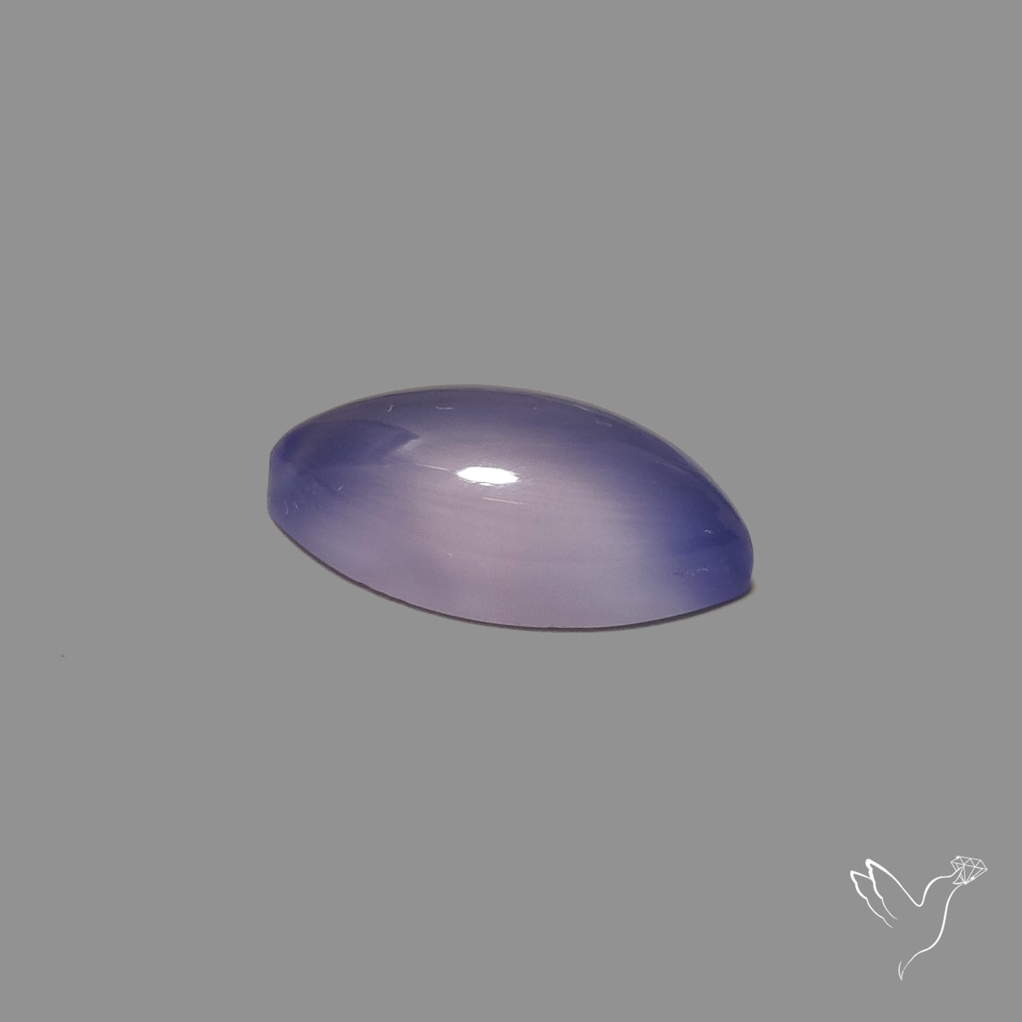 Lavender Chalcedony Cabochon