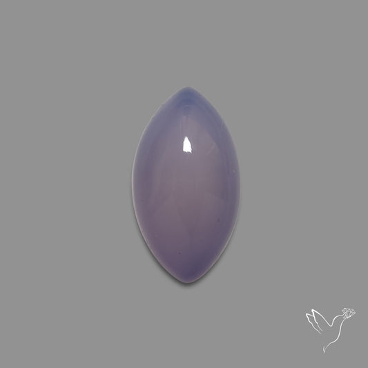 Lavender Chalcedony Cabochon