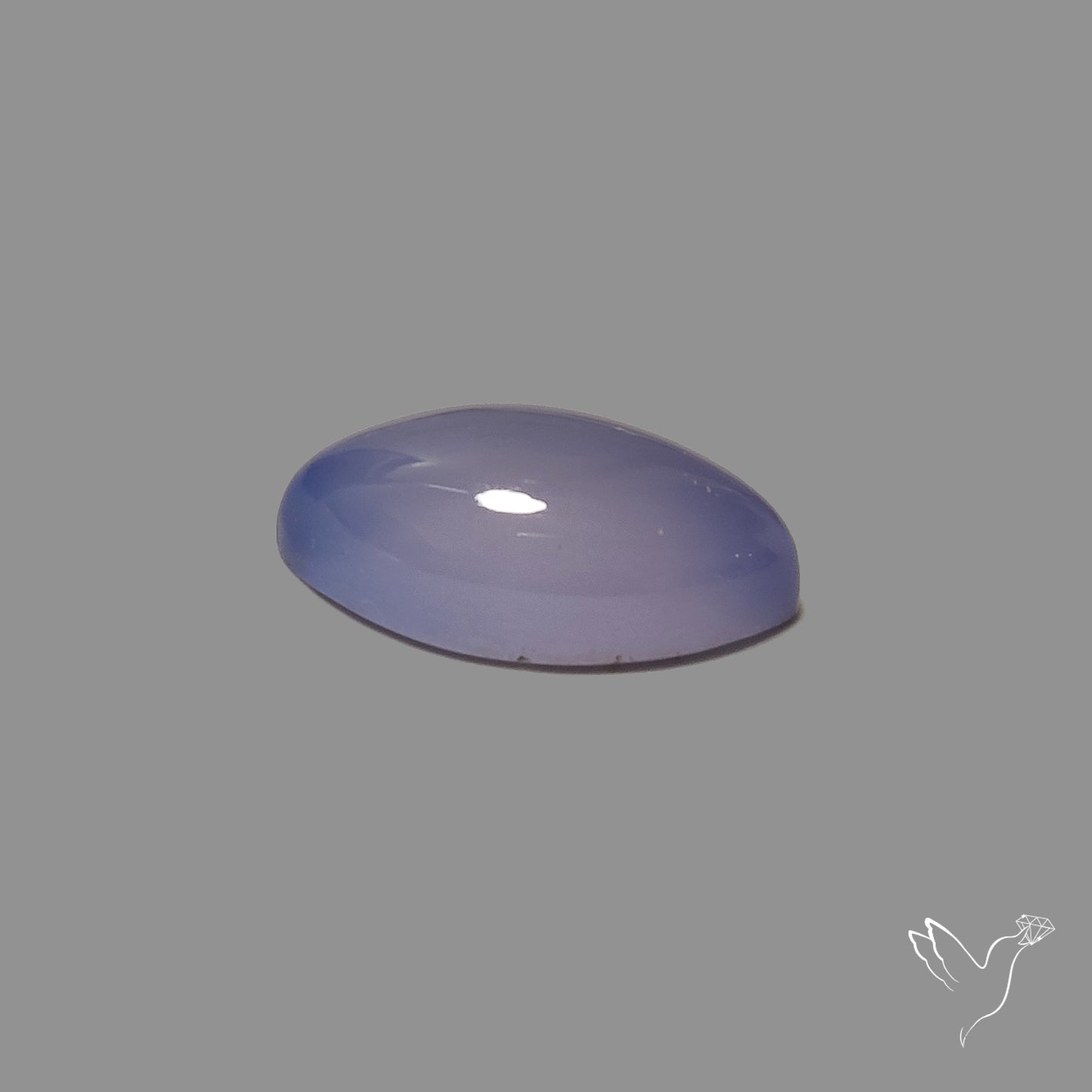Lavender Chalcedony Cabochon